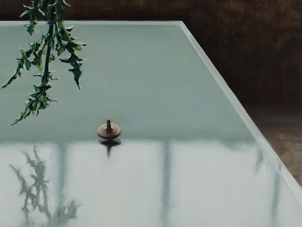 David O´Kane: In Between, 2014
Öl auf Holz, 30 x 40 cm 

