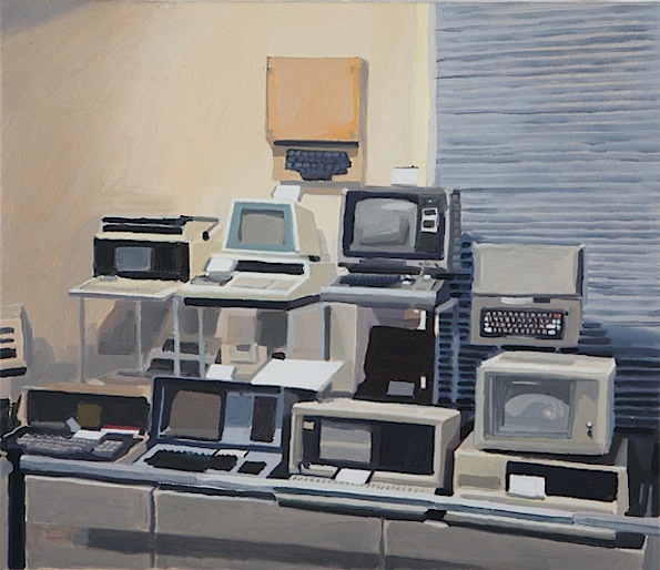 Colin Martin: Computer Museum II, 2015, oil on canvas, 30 x 35 cm
/CMA01.5

