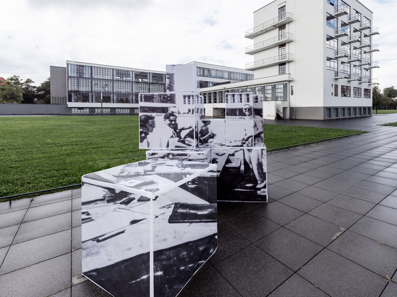 Georg Brückmann: 2017 Bauhaus Dessau 19, Unterricht Bauabteilung Südostseite, Fine Art Print, 52 x 76 cm, Ed. 5 und 105 x 140 cm, Ed. 3

