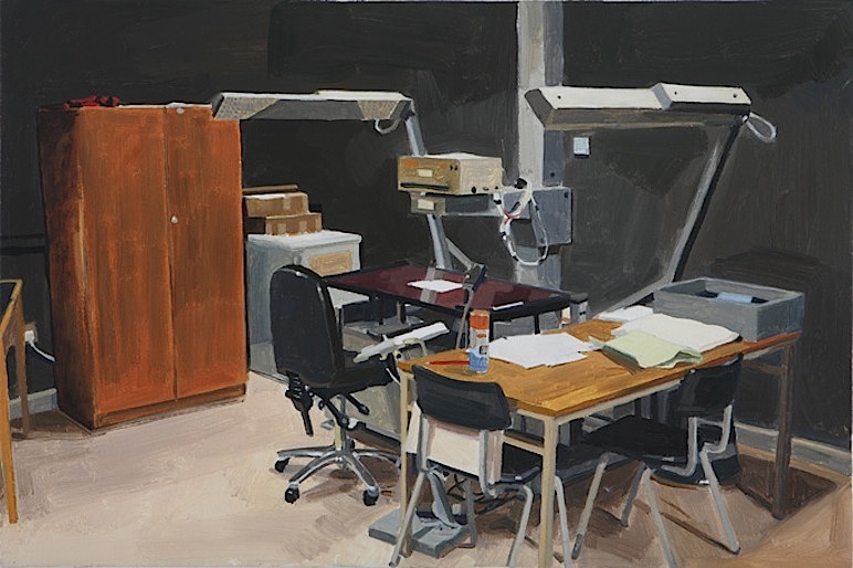 Colin Martin: Archive I, 2014, oil on canvas, 40 x 60 cm
/CMA02.7

