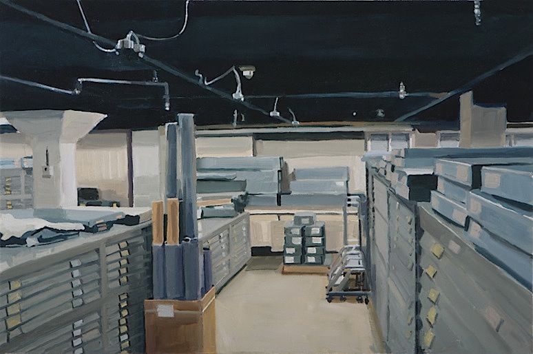 Colin Martin: Archive II, 2014, oil on canvas, 40 x 60 cm
/CMA02.7

