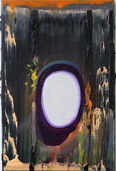 Rayk Goetze: Portrait Study 6, 2016, 
Öl und Acryl auf Leinwand, 60 x 40 cm
