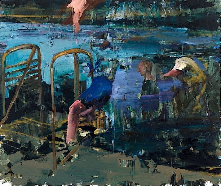 Sebastian Hosu: playground series, 2015, Öl auf Leinwand, 160 x 190 cm

