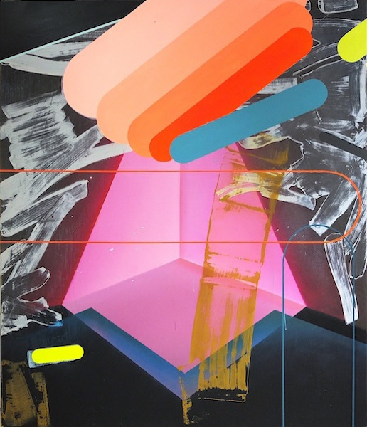 Sebastian Menzke: glow, 2019, Öl auf Leinwand, 150 x 130 cm
