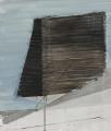André Deloar: Überhang, 2015, Acryl und Öl auf Leinwand, 140 x 130 cm