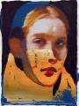 Rayk Goetze: Bionda, 2021, oil on canvas, 24 x 18 cm

