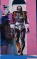 Rayk Goetze: Bote, 2019, Öl und Acryl auf Leinwand, 160 x 85 cm 

