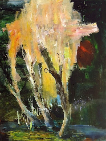 Alexander König: Teich, 2011
Acryl und Öl auf Leinwand, 150 x 110 cm

