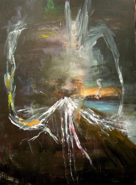 Alexander KÃ¶nig: Boarding Mate, 2012, oil on canvas, 140 x 100 cm