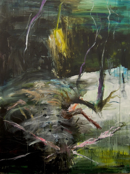 Alexander KÃ¶nig: Crustacea, 2012, oil on canvas, 160 x 120 cm