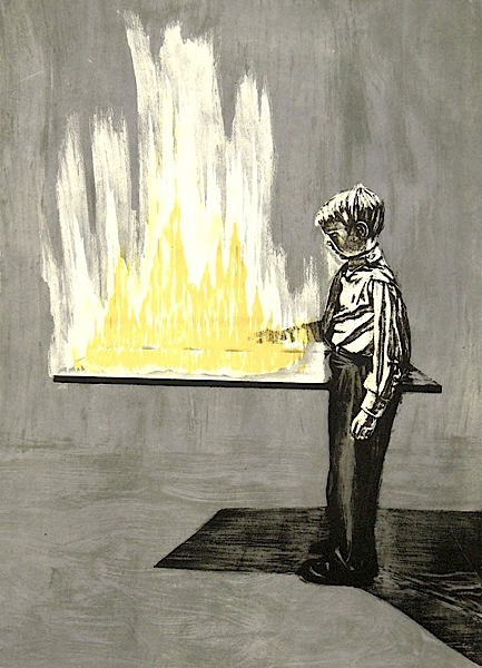 David O'Kane: Optics,â€¨ 2009, Lithographie, Papierformat 76 x 58 cm, Ed. 6 