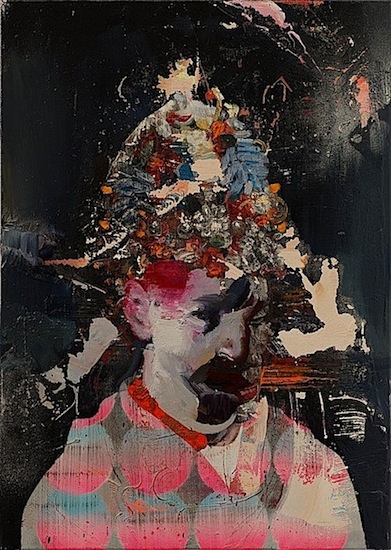Rayk Goetze: Bad King, 2016, oil and acrylic on canvas, 70 x 50 cm