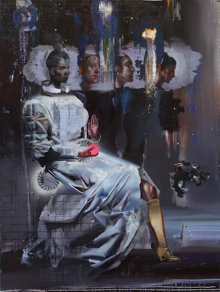 Rayk Goetze: Die siebte Fee, 2015, oil and acrylic on canvas, 200 x 150 cm

