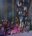Rayk Goetze: Par de Deux, 2019, Öl und Acryl auf Leinwand, 220 x 200 cm 

