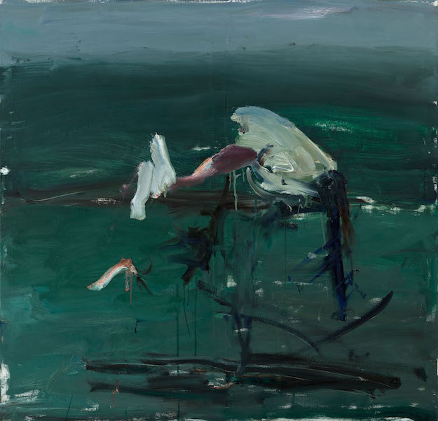 Sebastian Hosu: Outscape III, 2016, oil on canvas 140 × 145 cm

